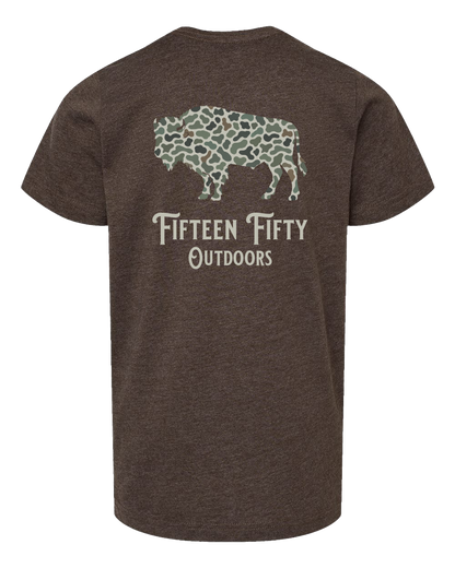 Camo Bison Toddler Tee