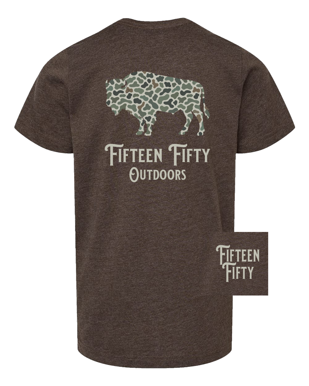 Camo Bison Toddler Tee