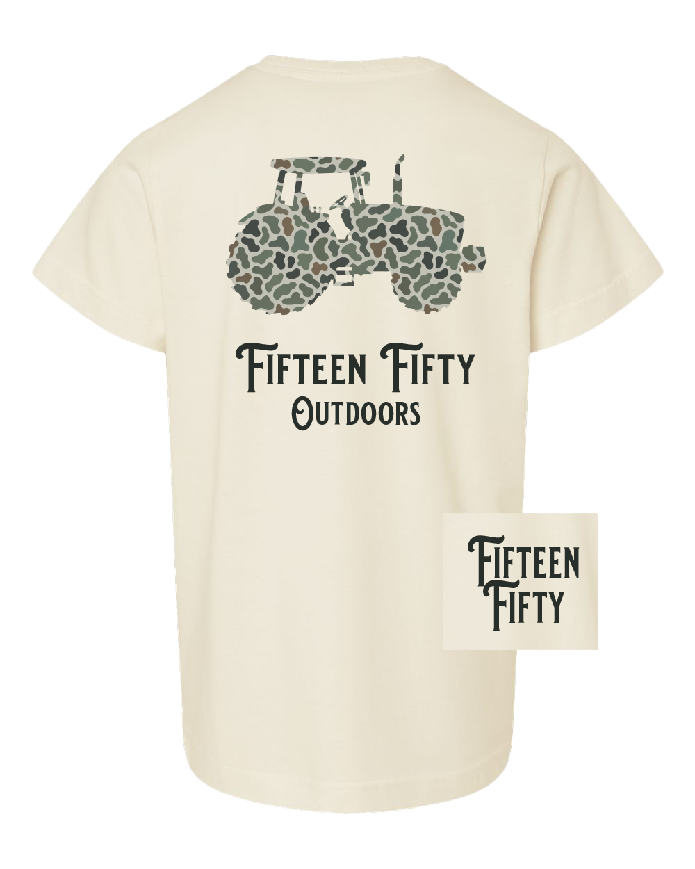 Camo Tractor Toddler Tee