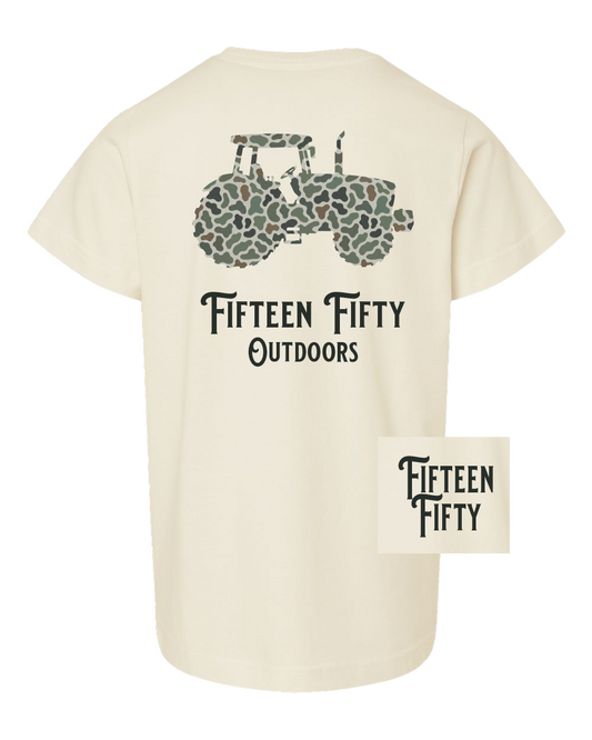 Camo Tractor Youth Tee