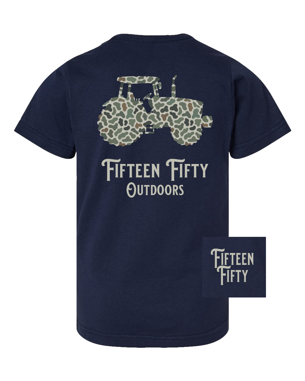 Camo Tractor Toddler Tee
