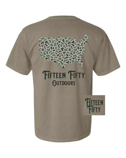 Camo USA Tee