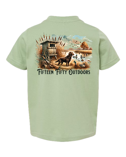 Chocolate Lab Duck Toddler Tee