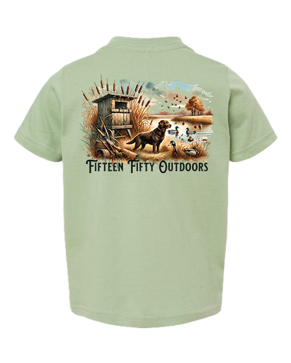 Chocolate Lab Duck Toddler Tee