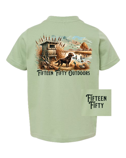Chocolate Lab Duck Toddler Tee