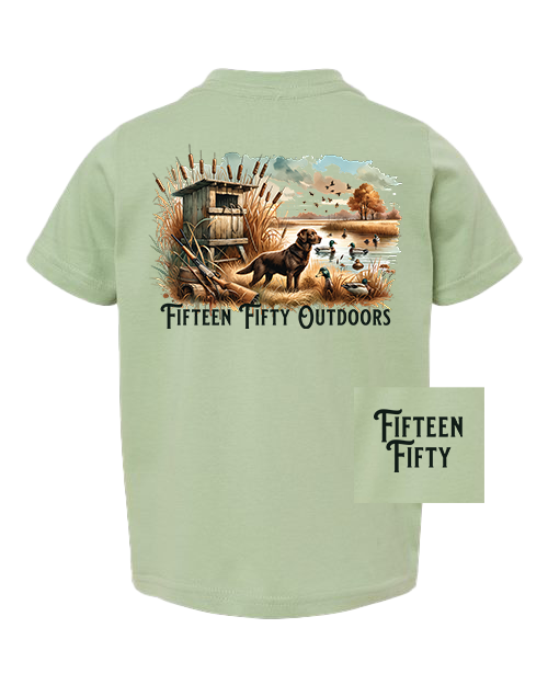 Chocolate Lab Duck Toddler Tee