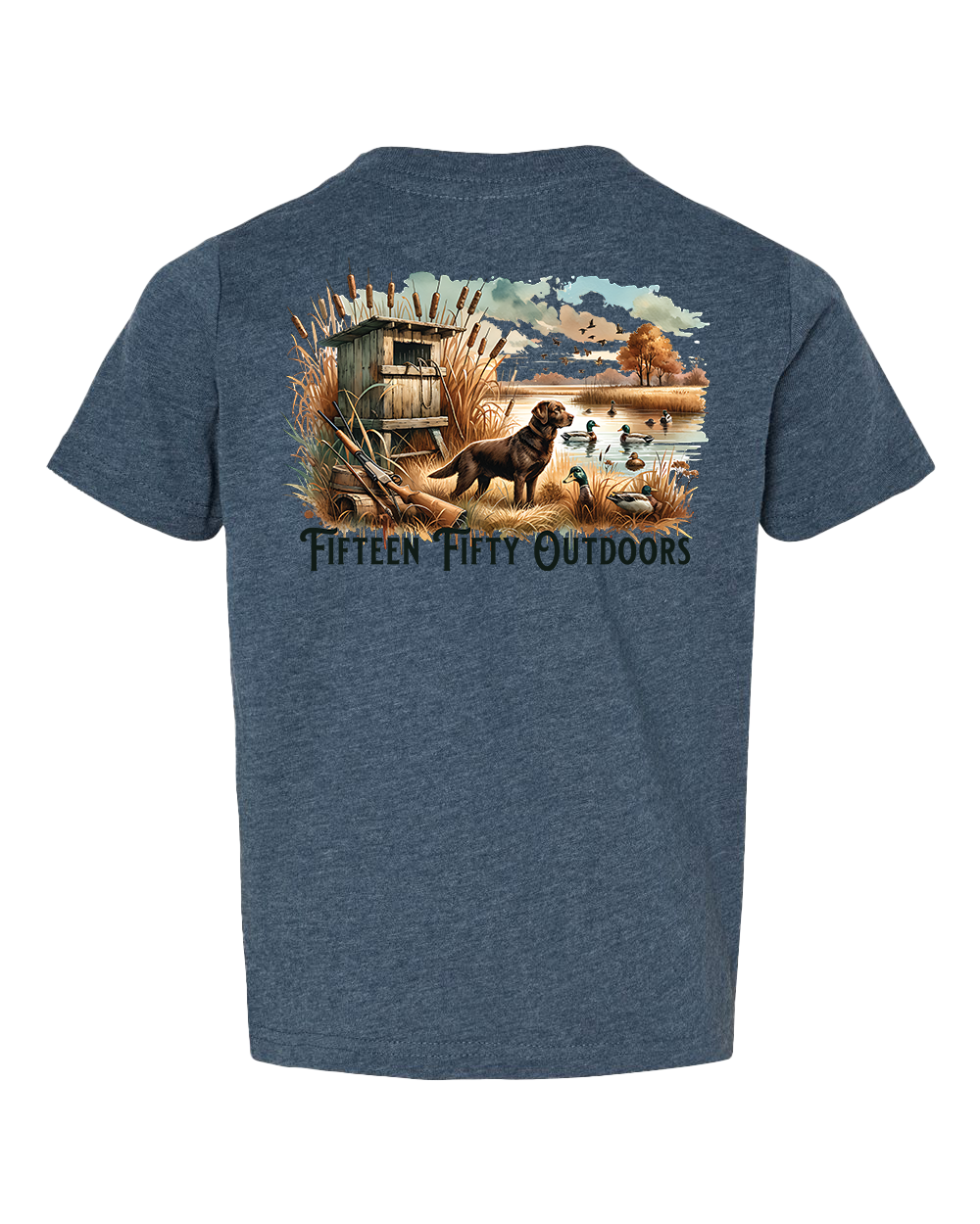 Chocolate Lab Duck Toddler Tee