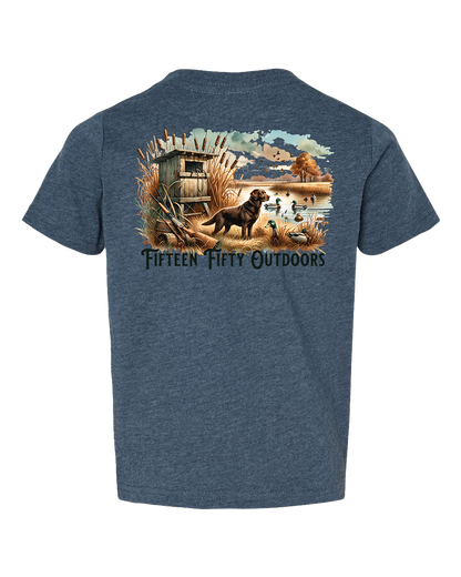 Chocolate Lab Duck Toddler Tee