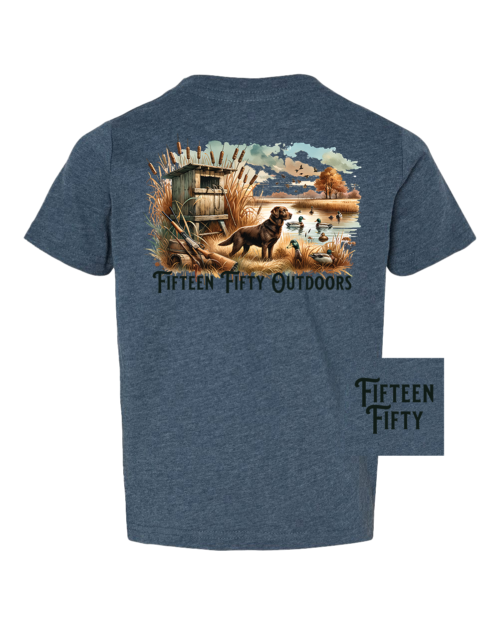 Chocolate Lab Duck Toddler Tee