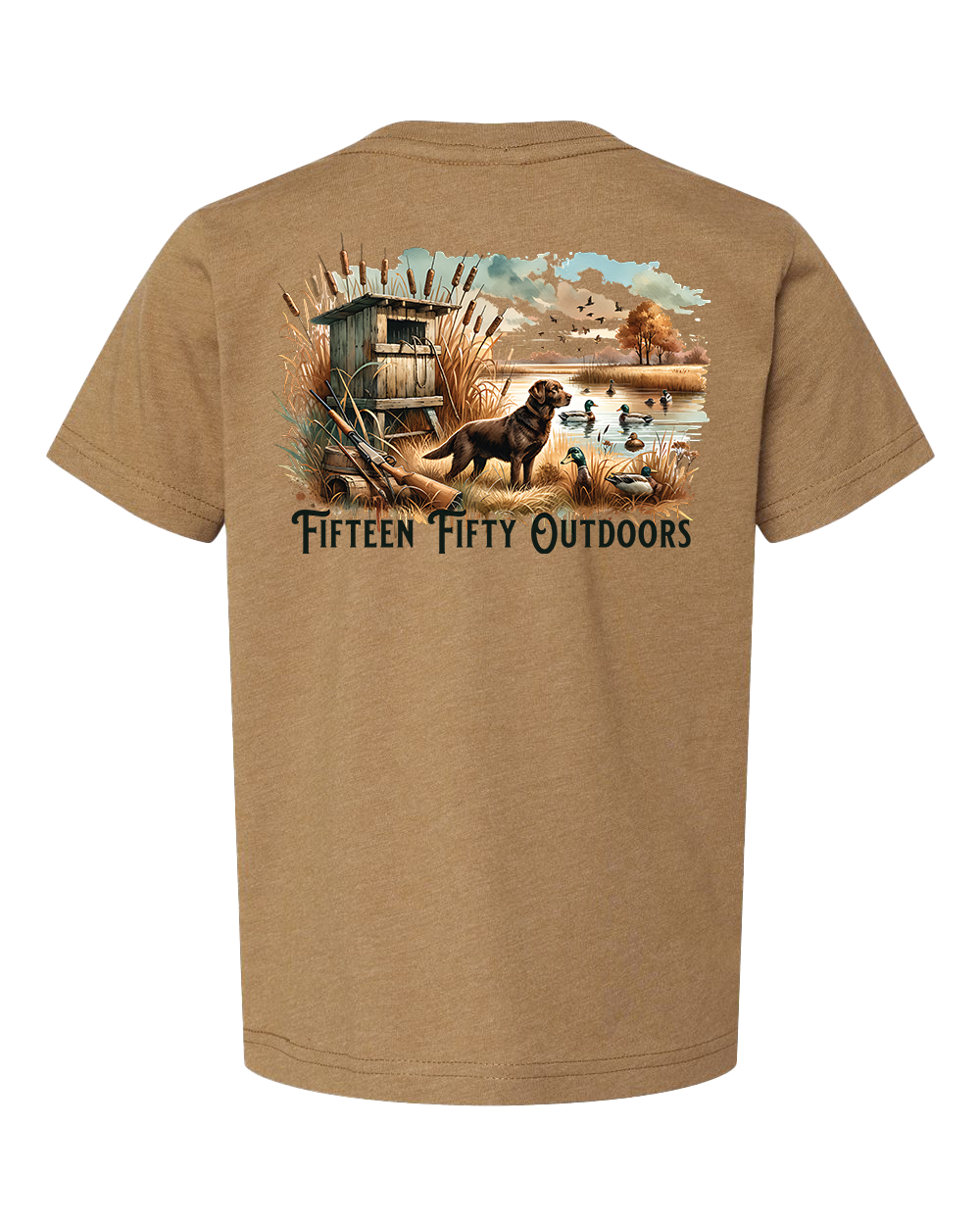 Chocolate Lab Duck Toddler Tee