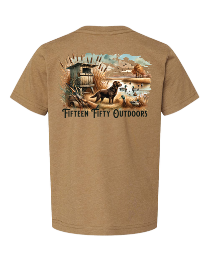 Chocolate Lab Duck Toddler Tee