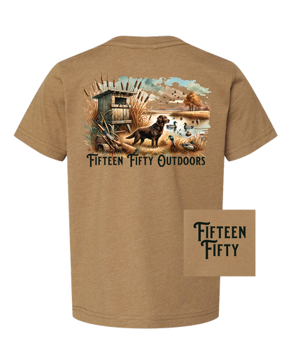 Chocolate Lab Duck Toddler Tee