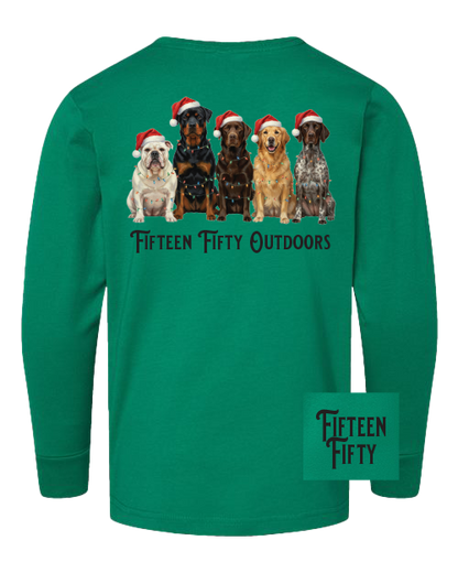 Santa Paws Logo LS Youth Tee