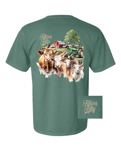 Cow Farm Pocket Tee