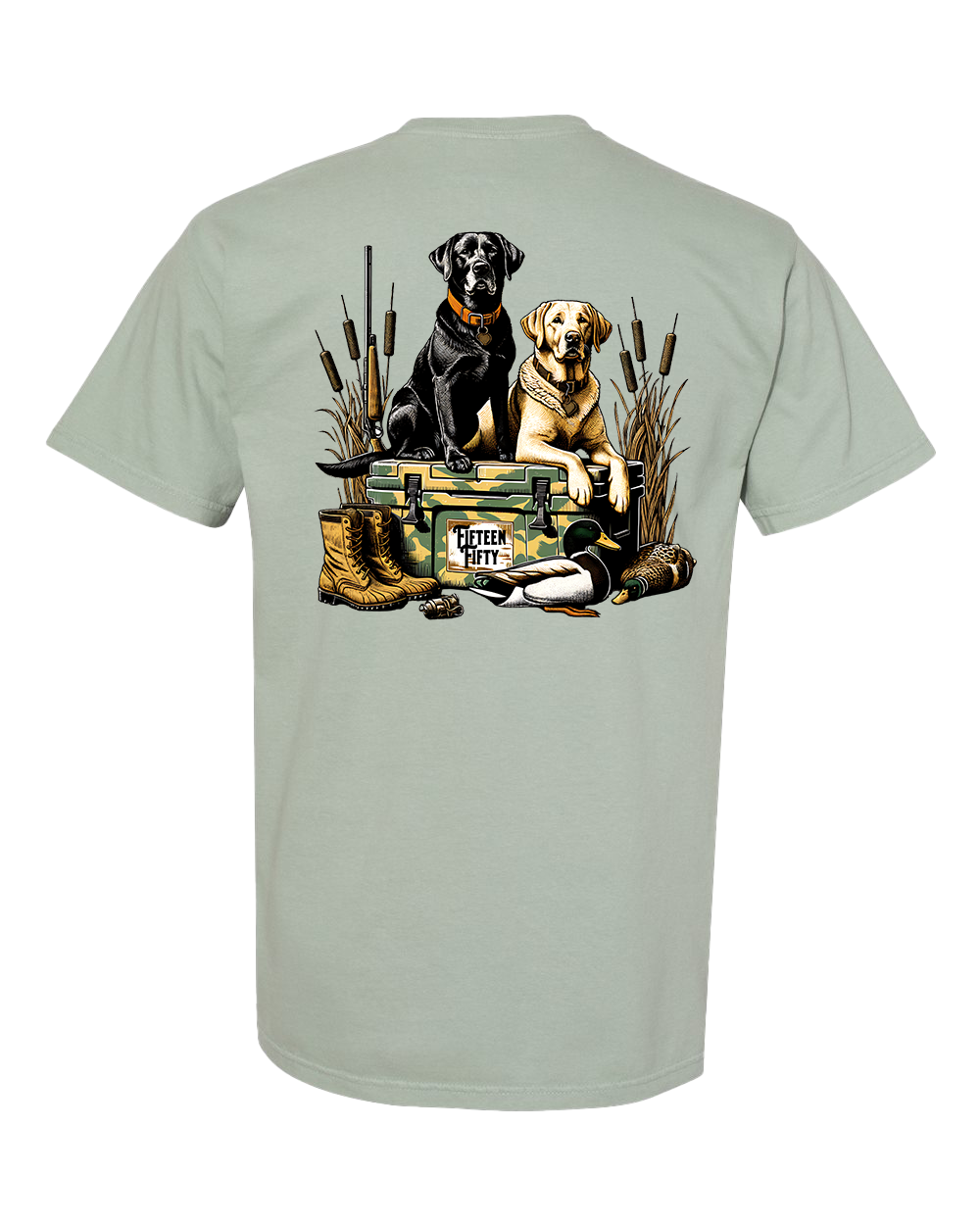 Dogs on Cooler Pocket Tee