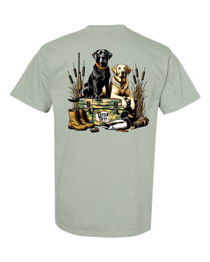 Dogs on Cooler Pocket Tee