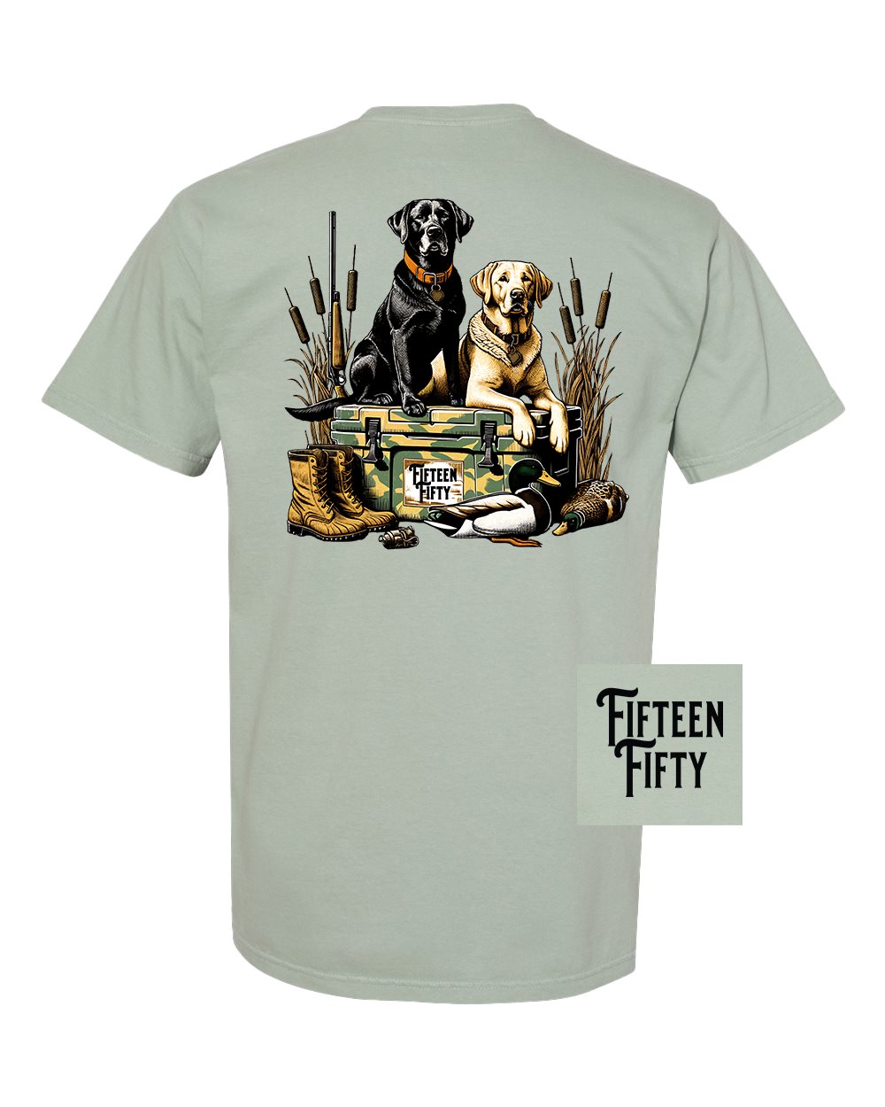 Dogs on Cooler Pocket Tee