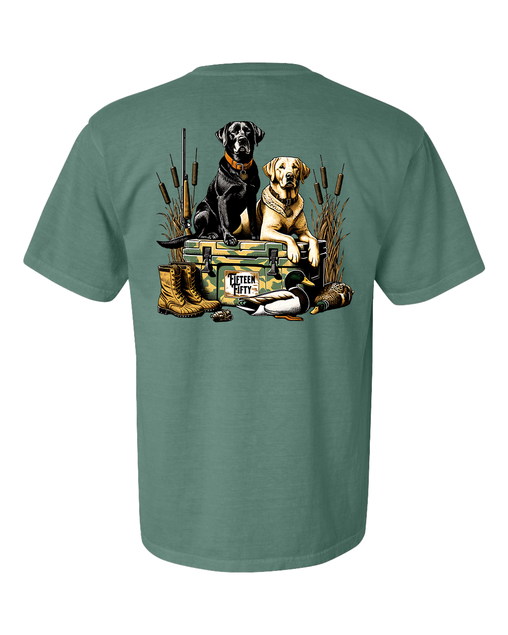 Dogs on Cooler Pocket Tee