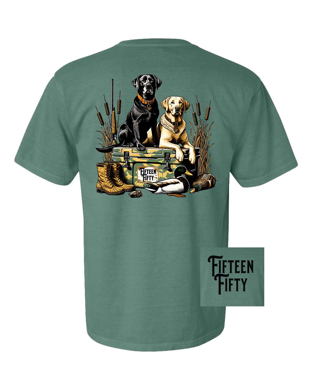 Dogs on Cooler Pocket Tee