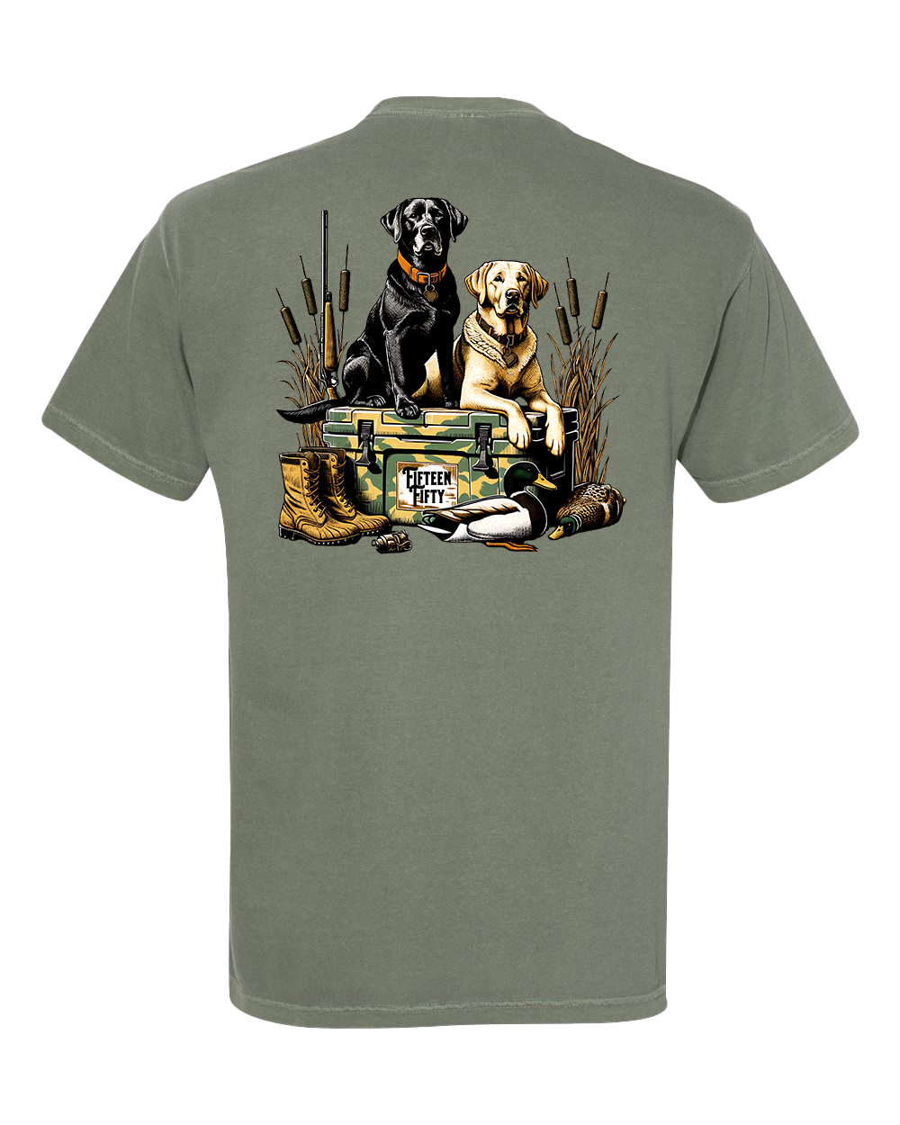 Dogs on Cooler Pocket Tee