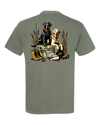 Dogs on Cooler Pocket Tee