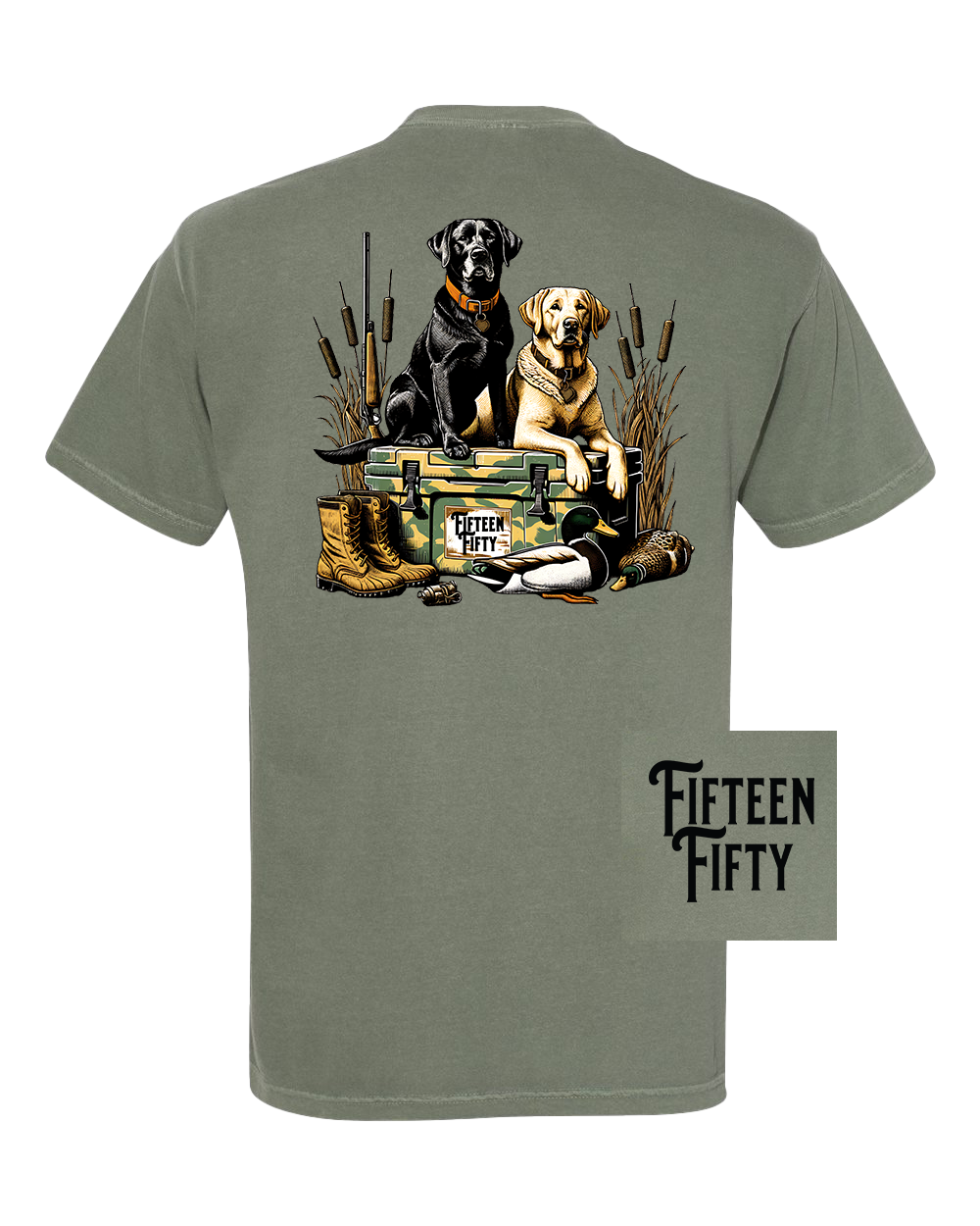 Dogs on Cooler Pocket Tee