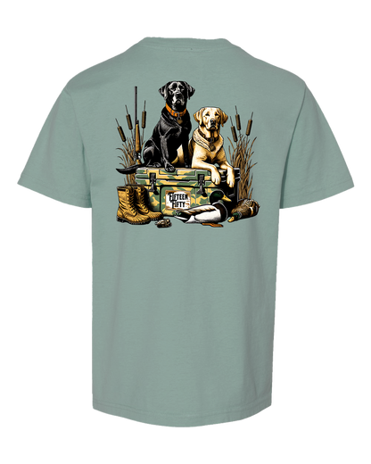 Dogs on Cooler Youth Tee