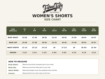 Fifteen Fifty Outdoors Women's Comfort Shorts