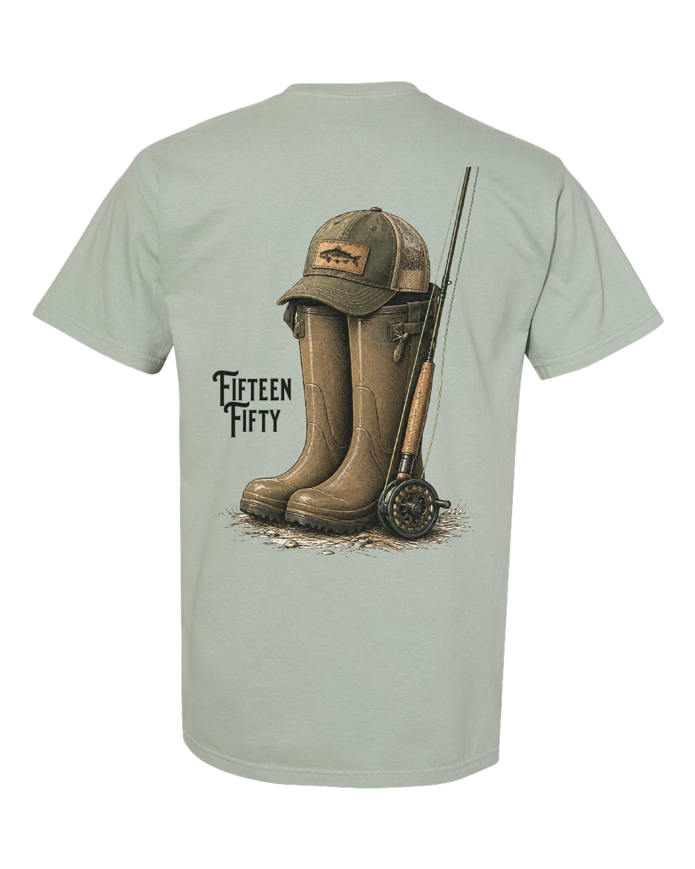 Gone Fishing Pocket Tee