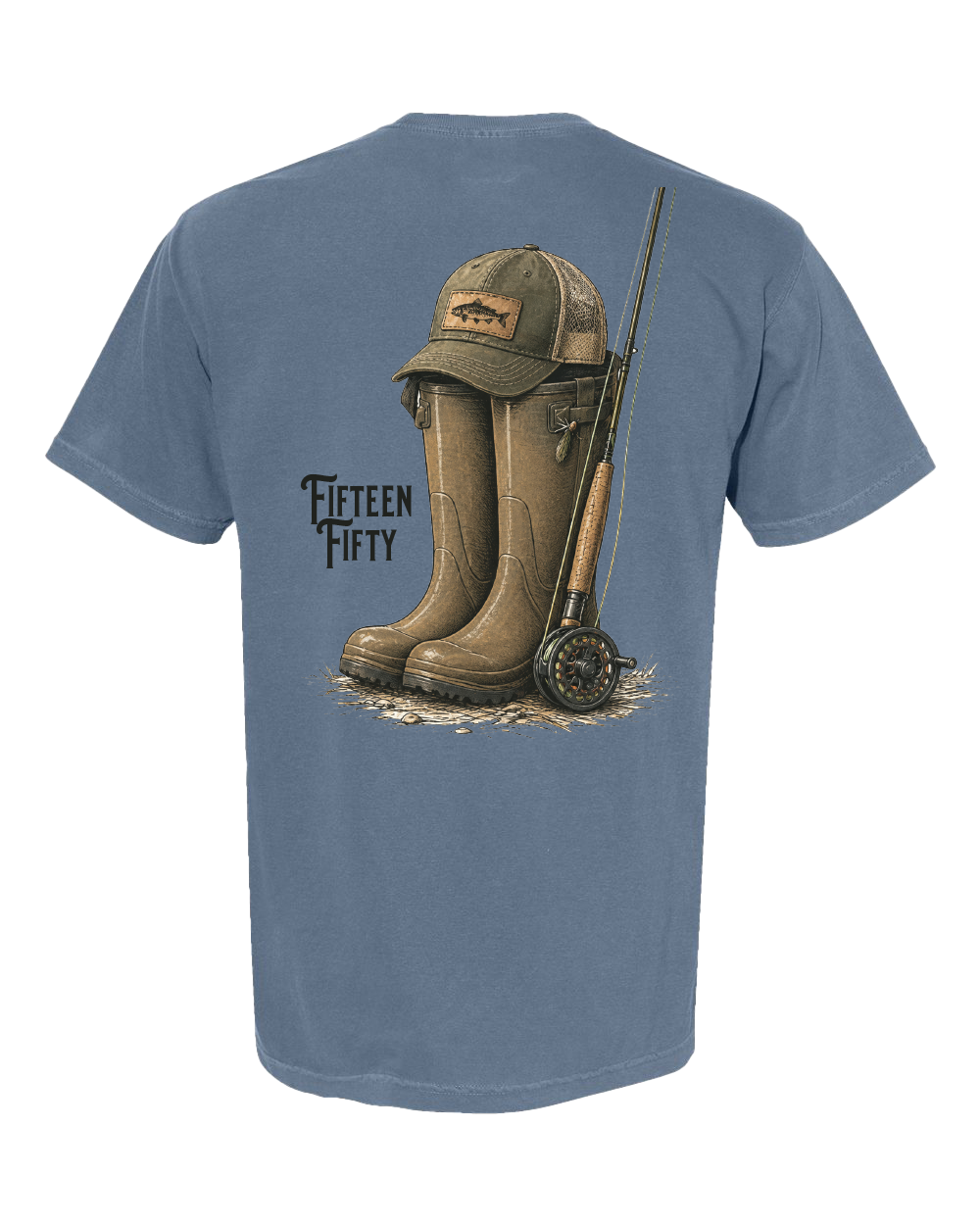 Gone Fishing Pocket Tee