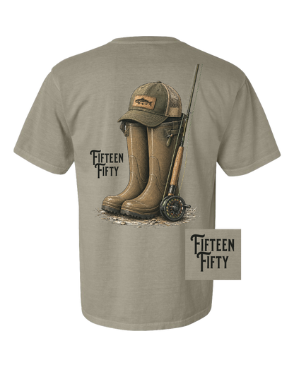 Gone Fishing Pocket Tee