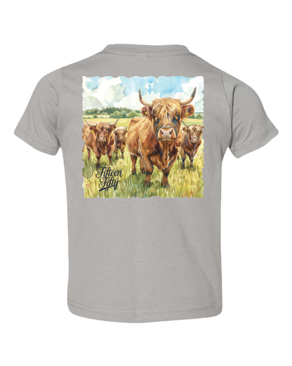 Highland Cows Toddler Tee