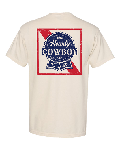 Howdy Cowboy Pocket Tee