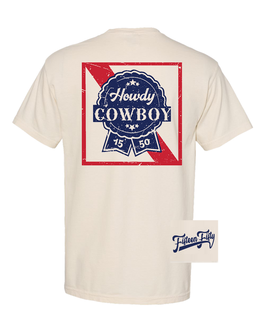 Howdy Cowboy Pocket Tee