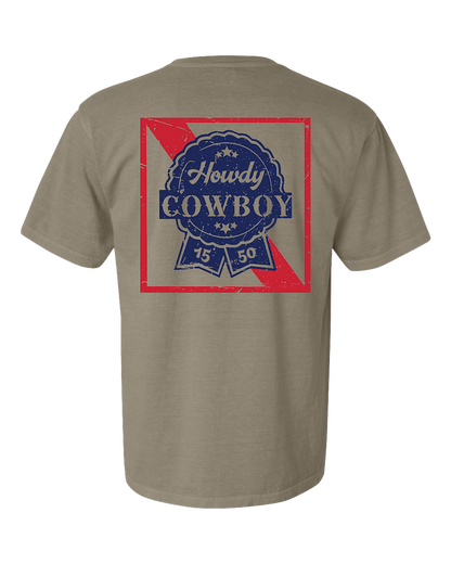 Howdy Cowboy Pocket Tee