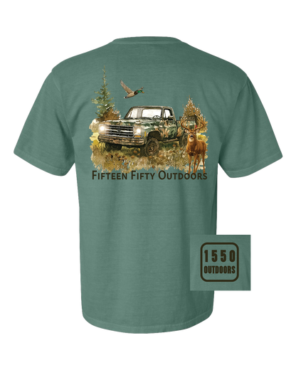 Hunt Truck Pocket Tee