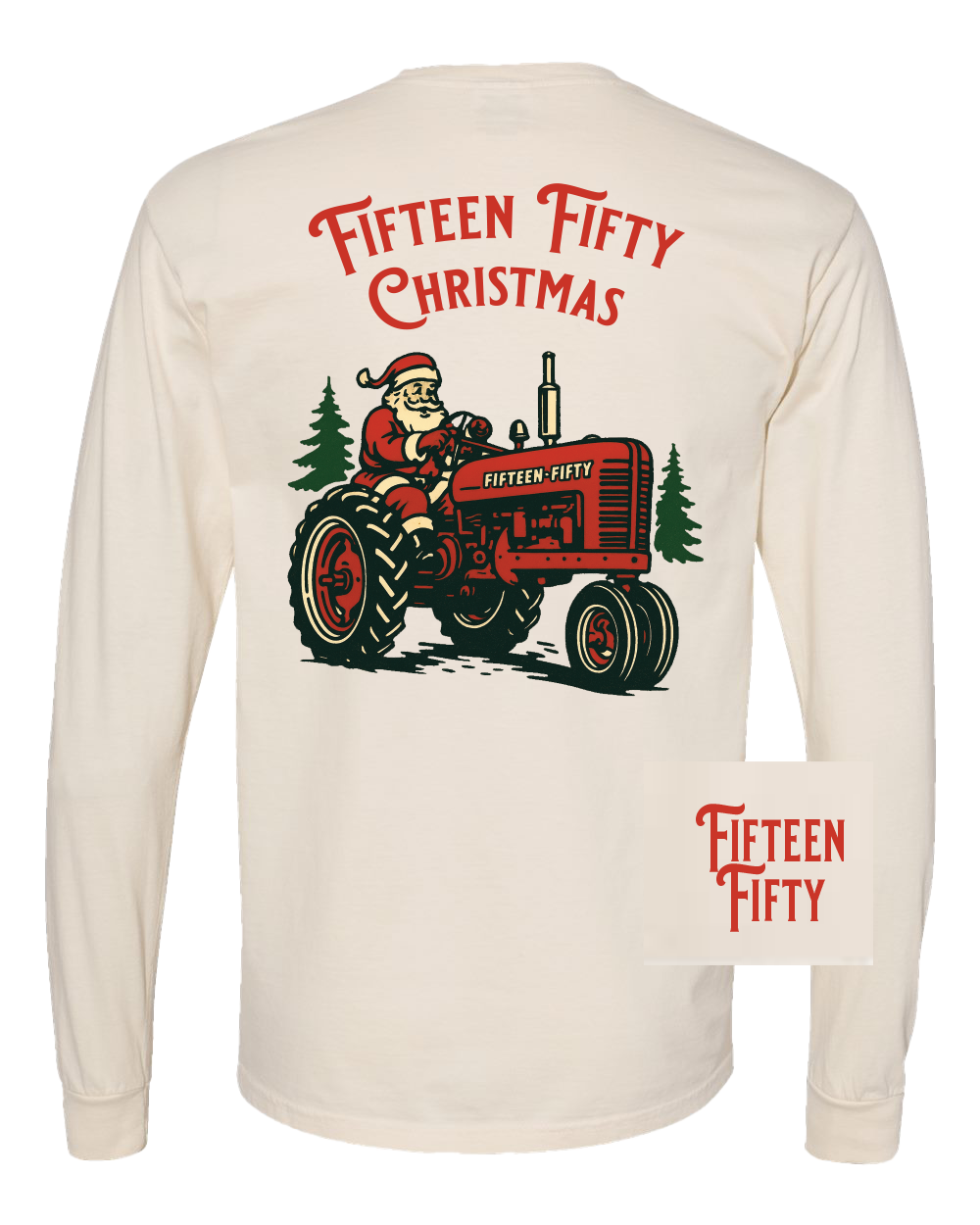Fifteen Fifty Santa Tractor LS Tee