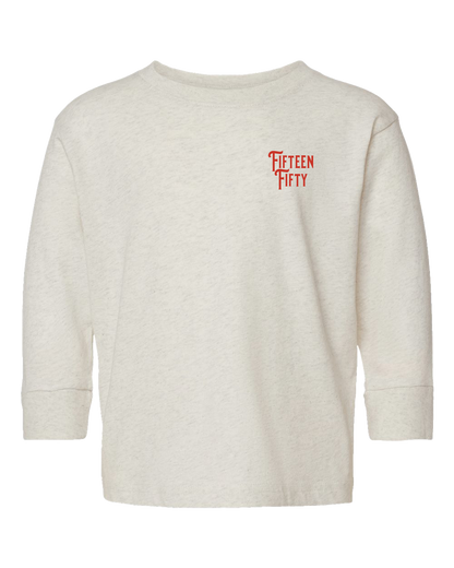 Fifteen Fifty Santa Tractor LS Toddler Tee