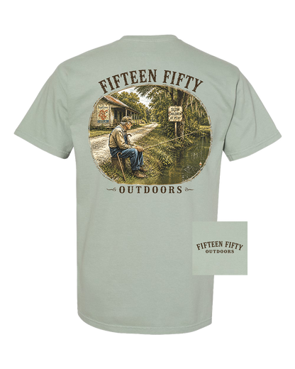 Sittin' & Fishin' Pocket Tee