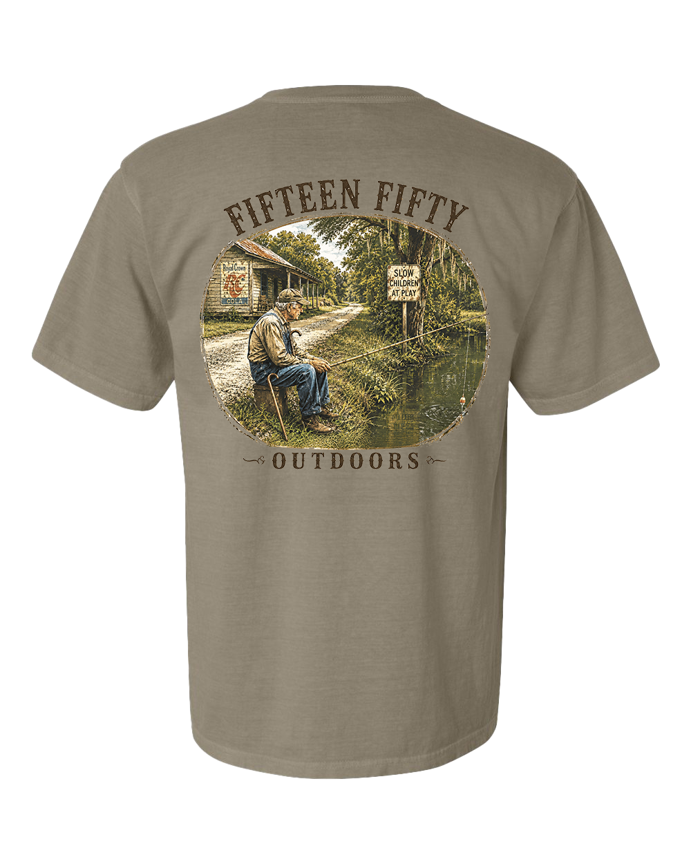 Sittin' & Fishin' Pocket Tee