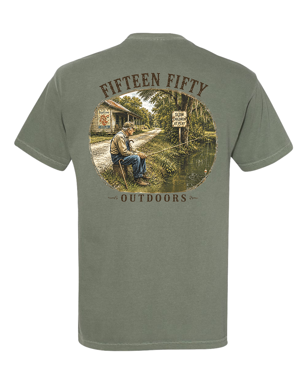 Sittin' & Fishin' Pocket Tee