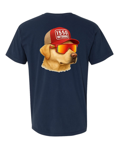 Trucker Hat Dog Youth Tee