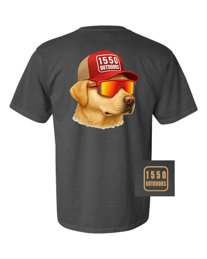 Trucker Hat Dog Youth Tee