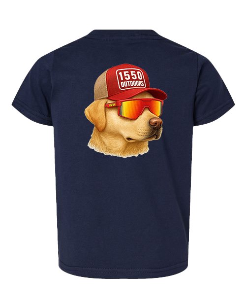Trucker Hat Dog Toddler Tee