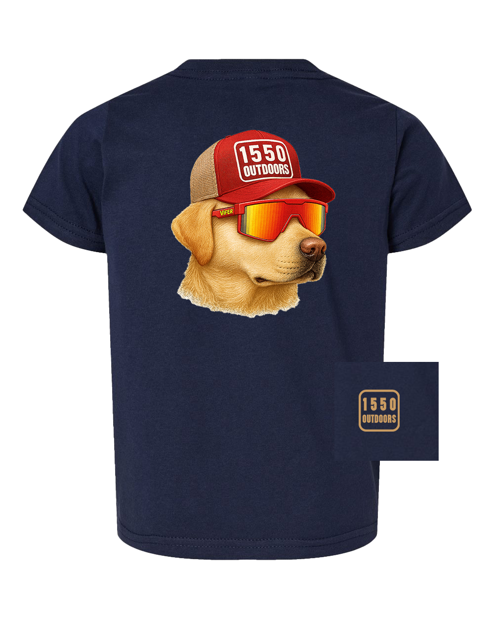 Trucker Hat Dog Toddler Tee