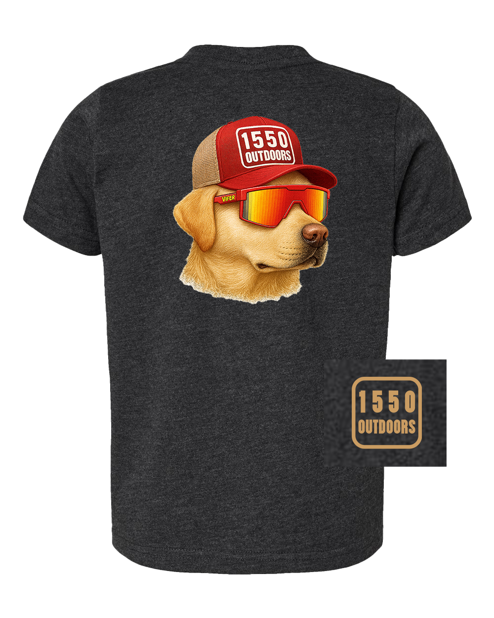 Trucker Hat Dog Toddler Tee