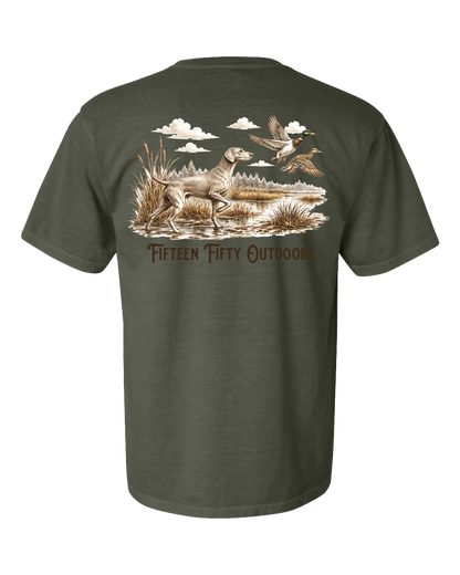 Weimaraner Heritage Pocket Tee