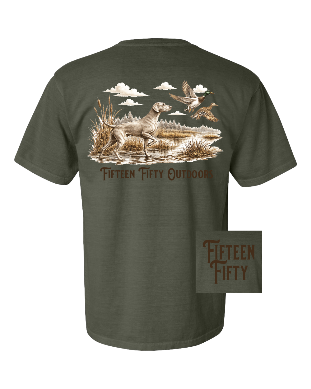 Weimaraner Heritage Pocket Tee