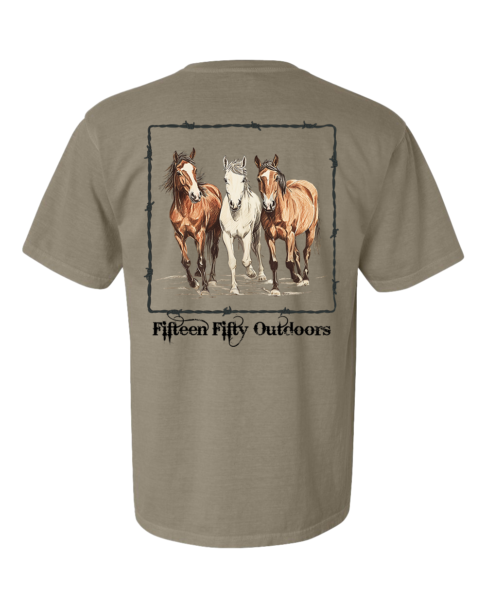 Wild Horses Pocket Tee