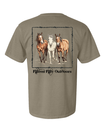 Wild Horses Pocket Tee